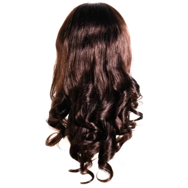 Chocolate Wavey Middle Part Wig1