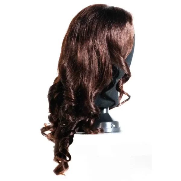 Chocolate Wavey Middle Part Wig2