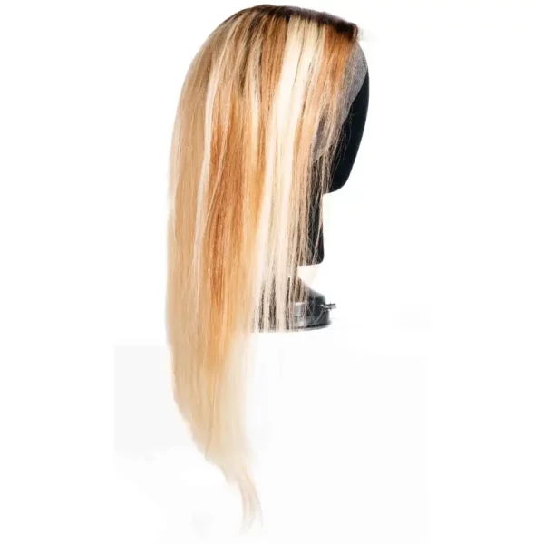 Natural Blonde Straight Middle Part Wig02